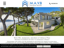 Tablet Screenshot of mavb.fr
